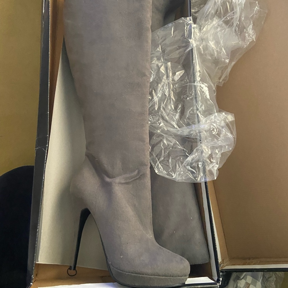 high heel boots